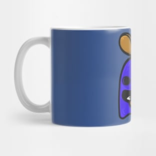 blue ghost with cap Mug